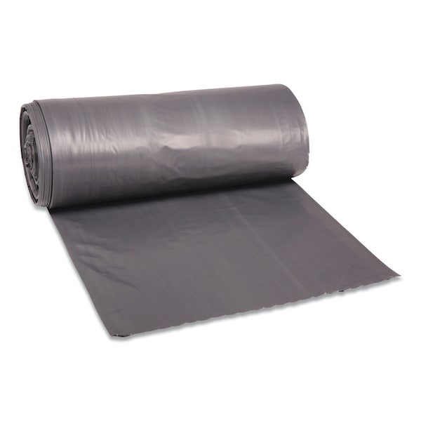 Boardwalk 33 gal Trash Bags, 33 in x 39 in, Super Extra Heavy-Duty, 1.1 mil, Gray, 100 PK BWK 3339SEH - main